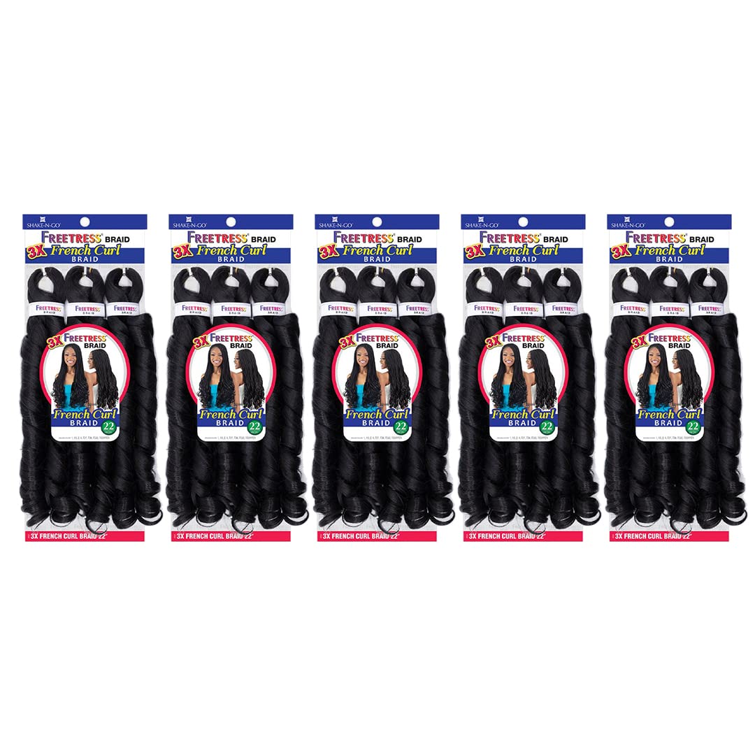 FREETRESS BRAIDS close-up of bouncy spiral curl texture for easy styling