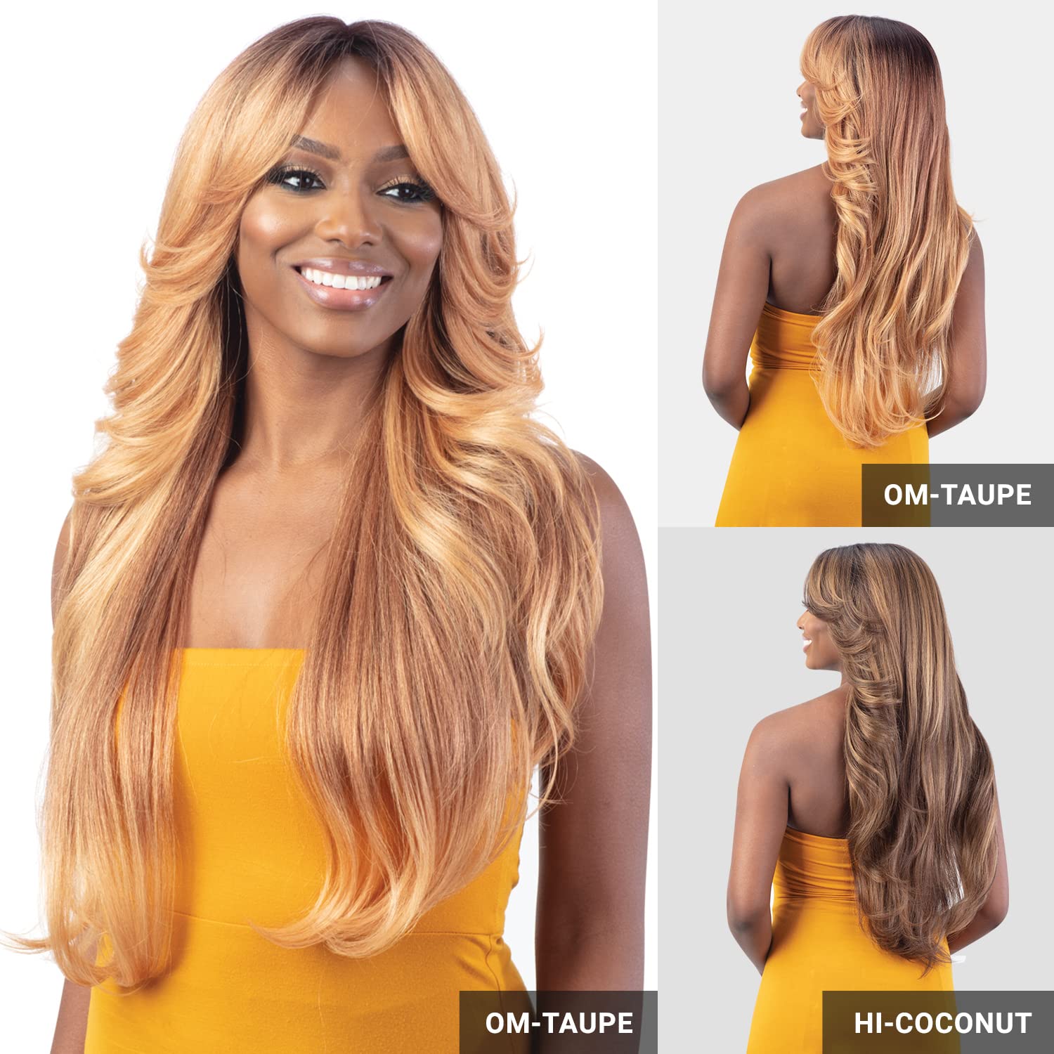Freetress Shake-n-Go model wearing Bombshell in lifestyle setting for confidence