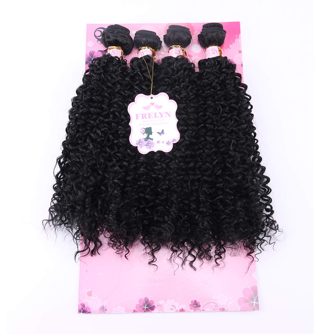 FRELYN bundles blended with a closure showing seamless hairline integration benefit