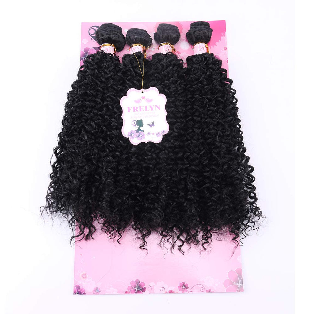 FRELYN bundles blended with a closure showing seamless hairline integration benefit