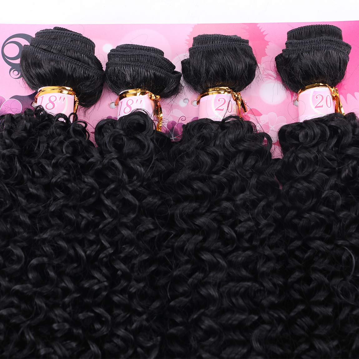 FRELYN stretched length comparison of 18 and 20 inch bundles illustrating accurate sizing