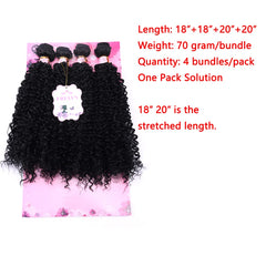 FRELYN close-up of kinky curly texture showing soft natural-looking coils and volume