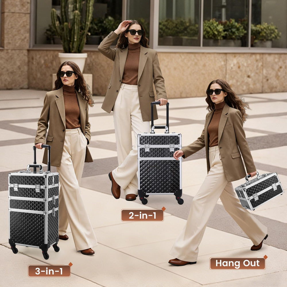 FRENESSA reinforced aluminum frame and corner protecting contents