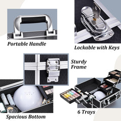 FRENESSA handle and lock with key demonstrating secure travel benefit