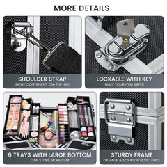 FRENESSA roomy bottom compartment holding palettes and bottles for flexible storage