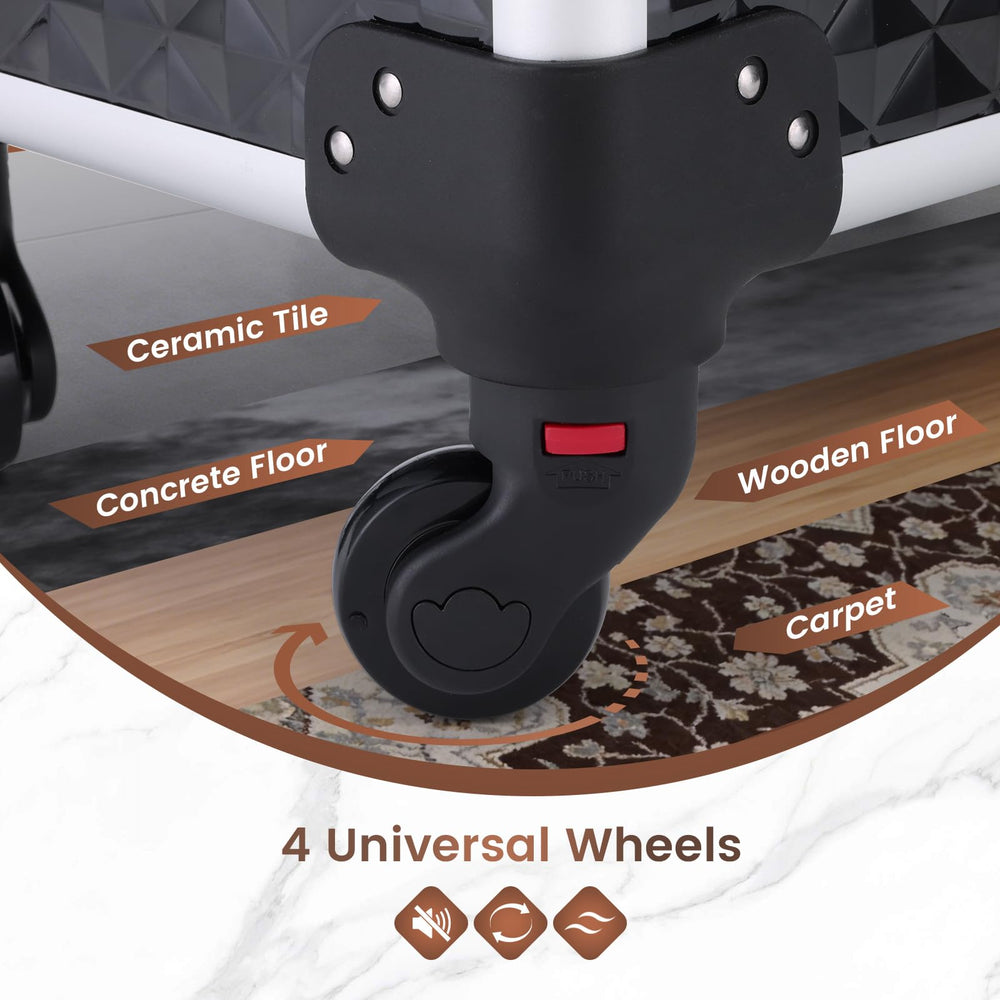 FRENESSA size comparison with hand showing compact portable dimensions