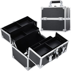 FRENESSA front view showing compact lockable professional makeup case and portability