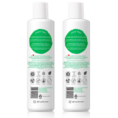 Fresh Monster bottle in child's hand demonstrating easy-grip design for independent bath time