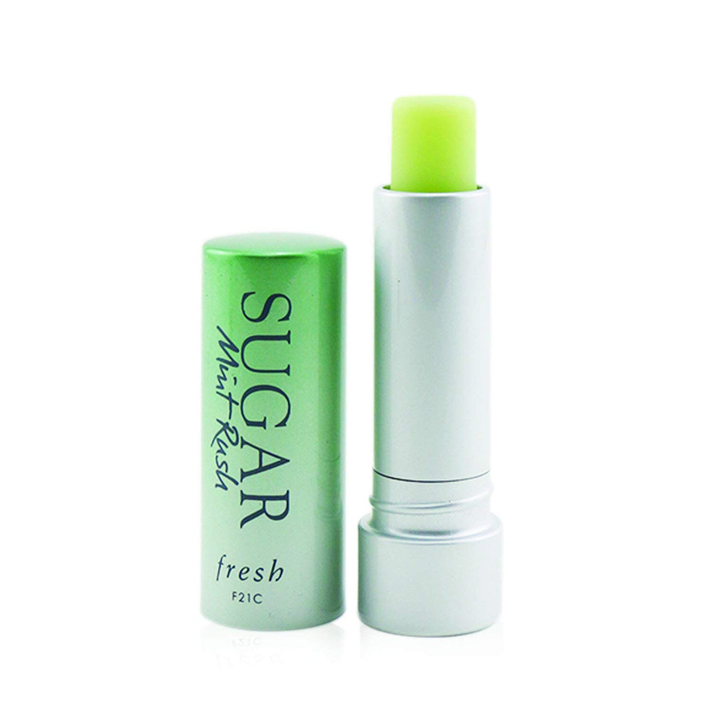 Fresh Sugar Mint Rush front packaging showing compact cooling balm for travel
