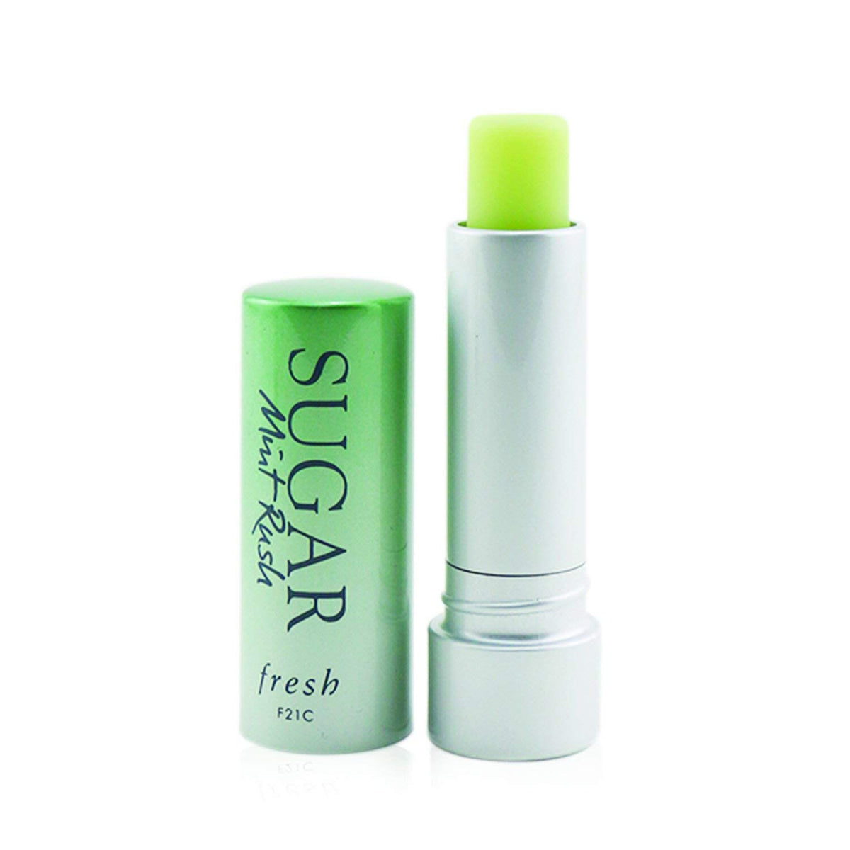 Fresh Sugar Mint Rush front packaging showing compact cooling balm for travel