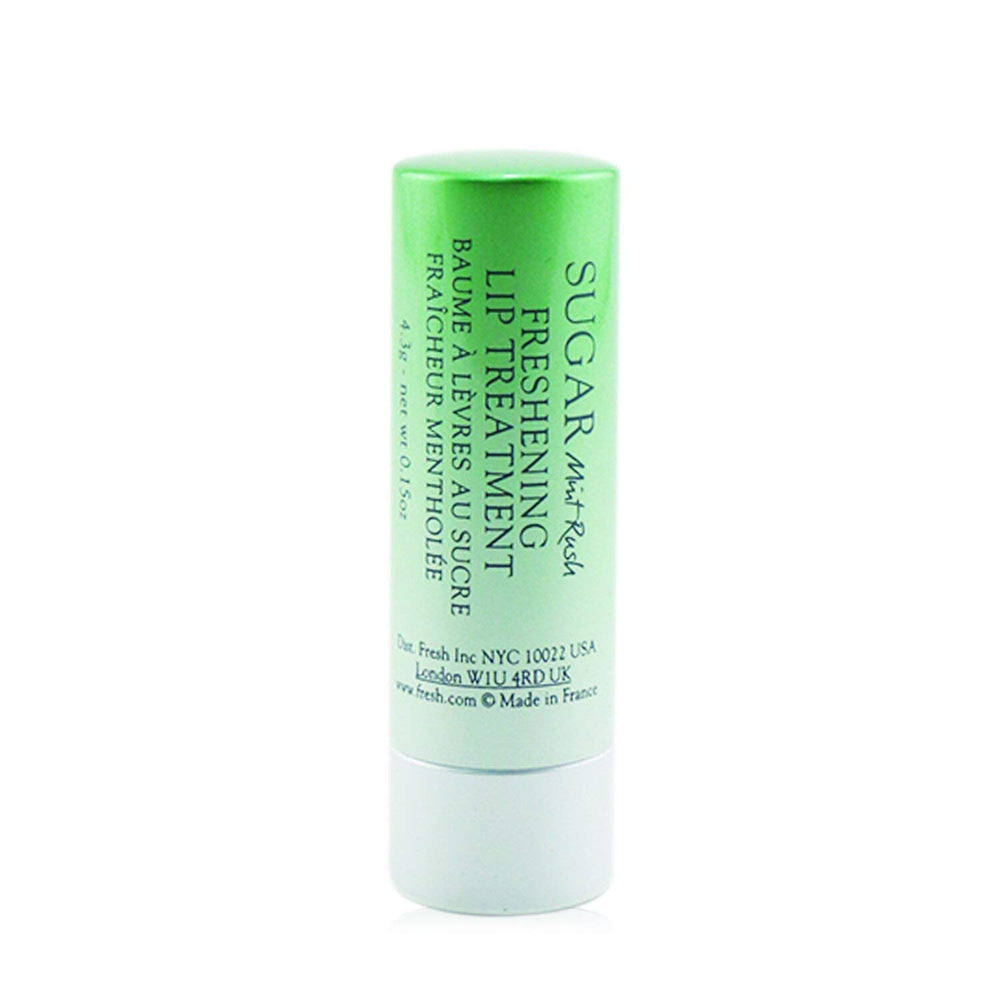 Fresh Sugar Mint Rush texture close-up highlighting smooth, moisturizing balm