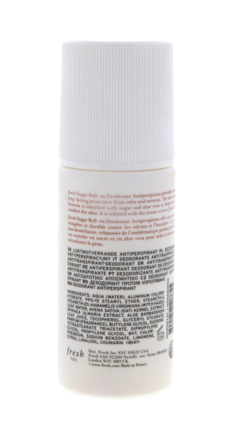 Fresh Sugar roll-on applicator close-up highlighting the smooth ball for even application and comfort