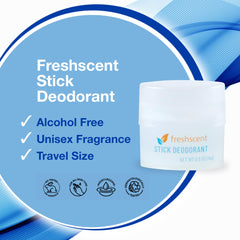 Freshscent push-up applicator close-up showing smooth application benefit