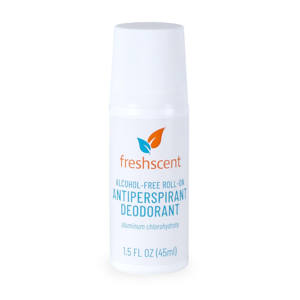 Freshscent front packaging showing bottle and label, easy-identify benefit