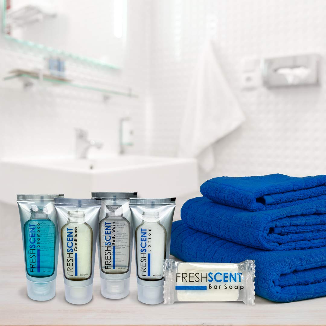 Freshscent tube next to ruler showing 1oz travel size and compact convenience
