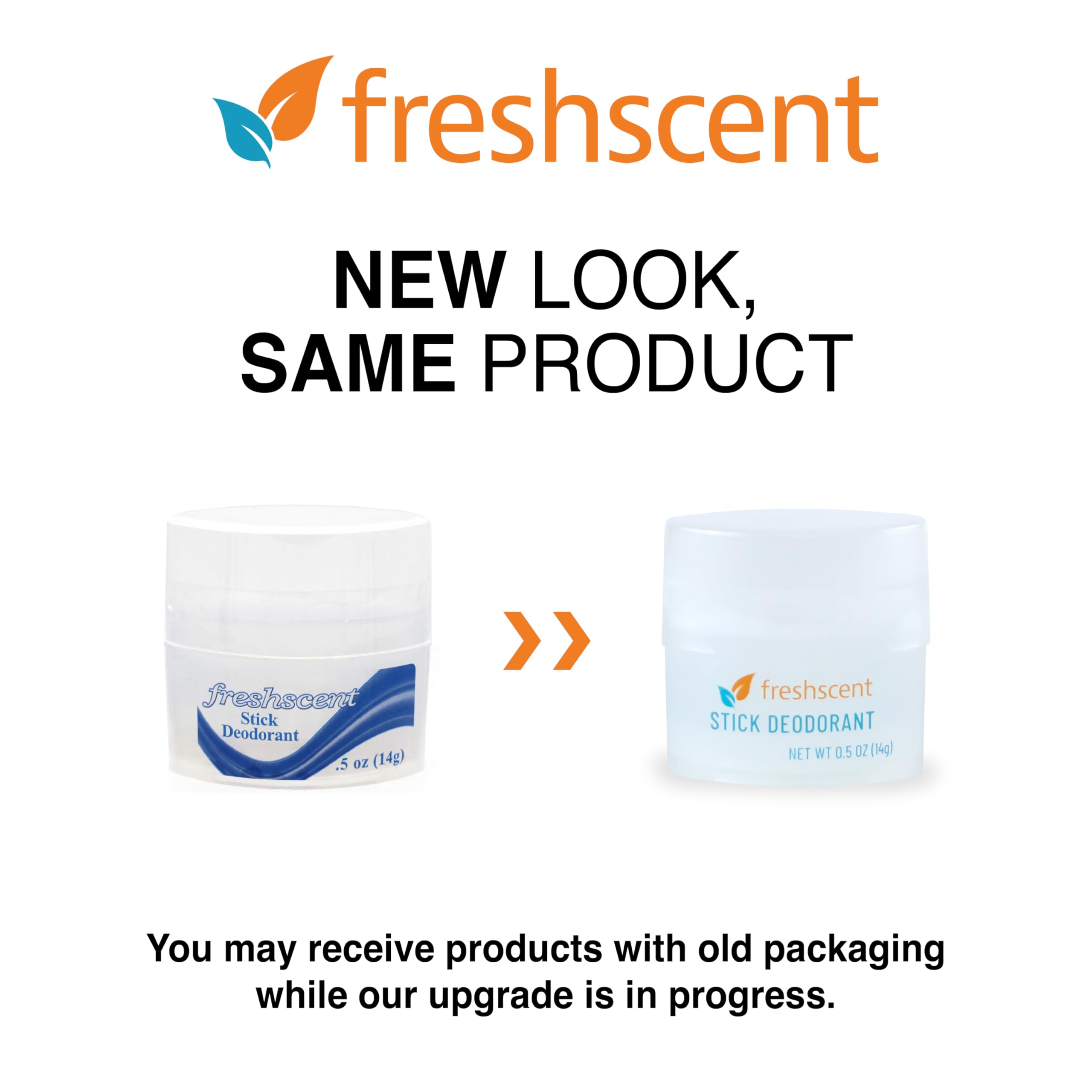 Freshscent single 0.5 oz stick displayed upright, easy-to-carry convenience