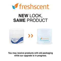 Freshscent single 0.5 oz stick displayed upright, easy-to-carry convenience