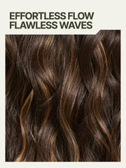 Frodio side profile of model wearing wig showing natural silhouette benefit