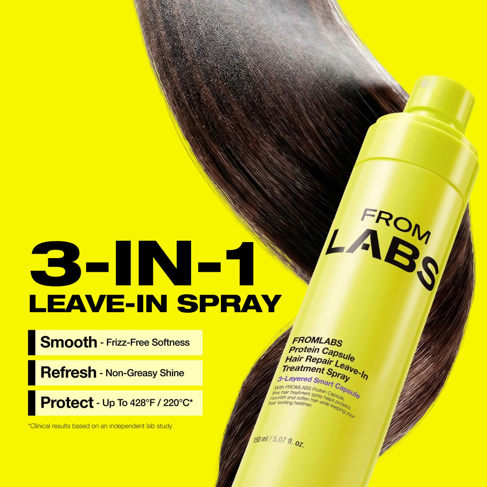 FROMLABS shampoo lather close-up demonstrating gentle foam and cleansing