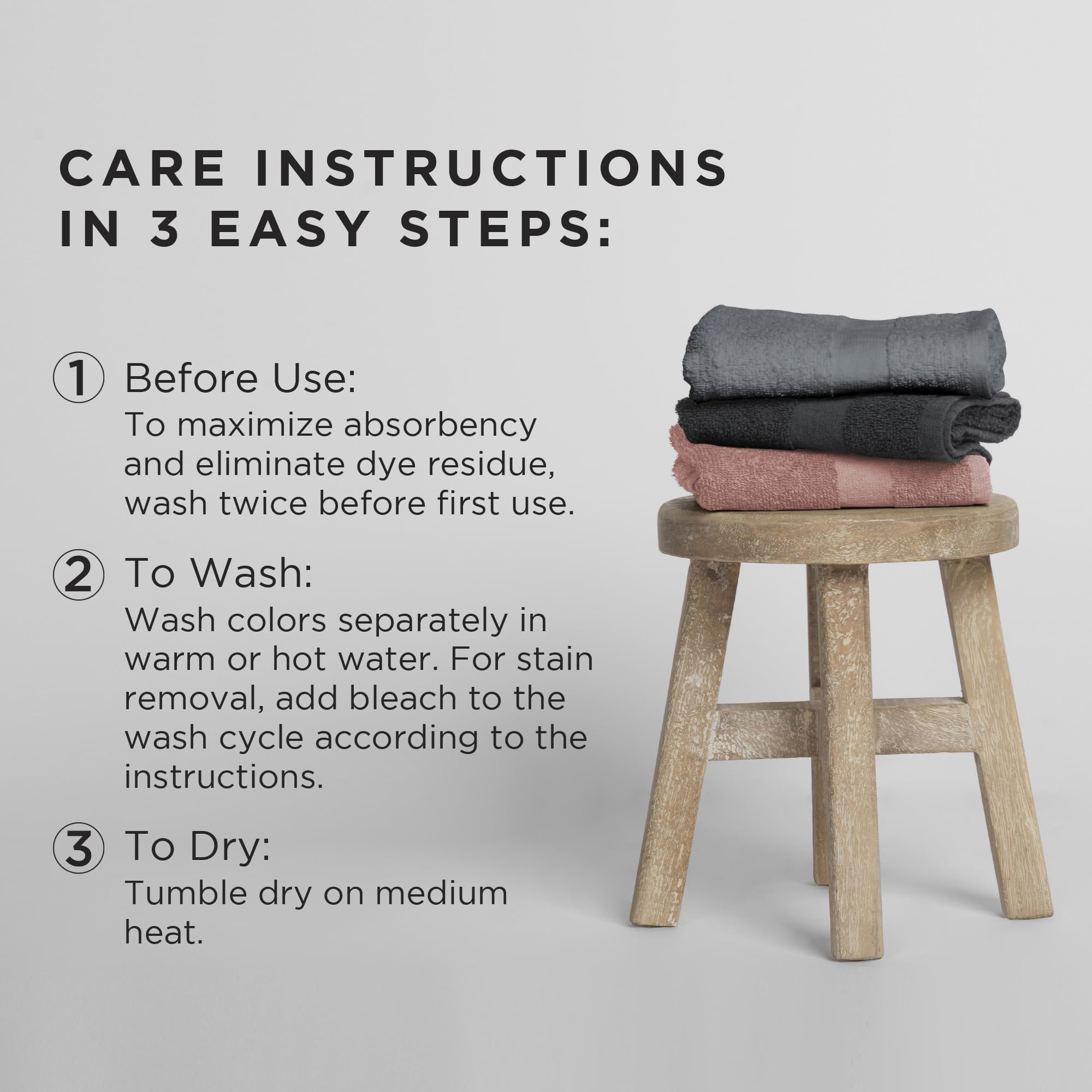 Fromm towel in salon during color service demonstrating bleach-safe stain resistance