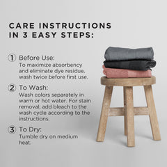 Fromm towel in salon during color service demonstrating bleach-safe stain resistance