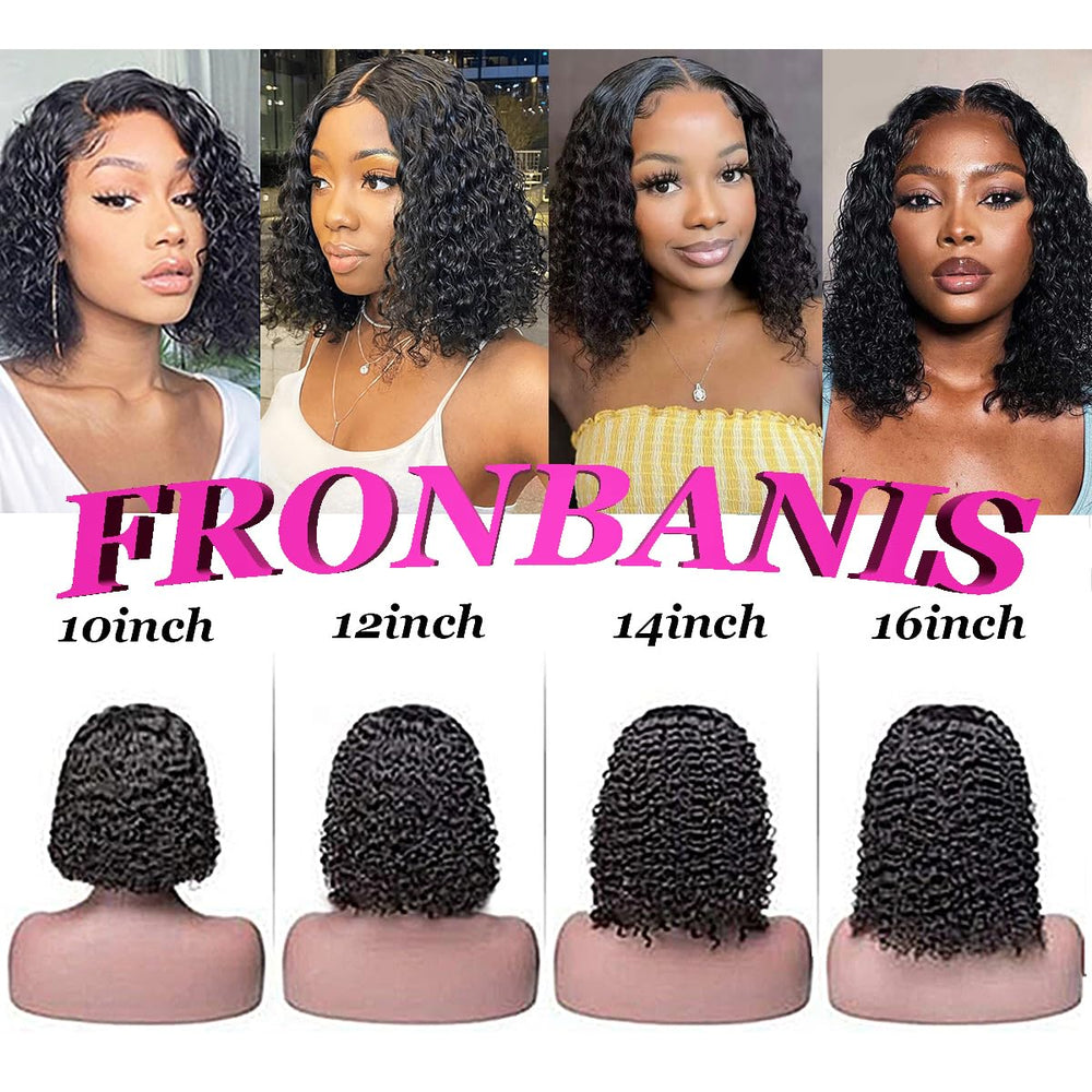 fronbanis packaging and accessories including wig cap headband and lashes