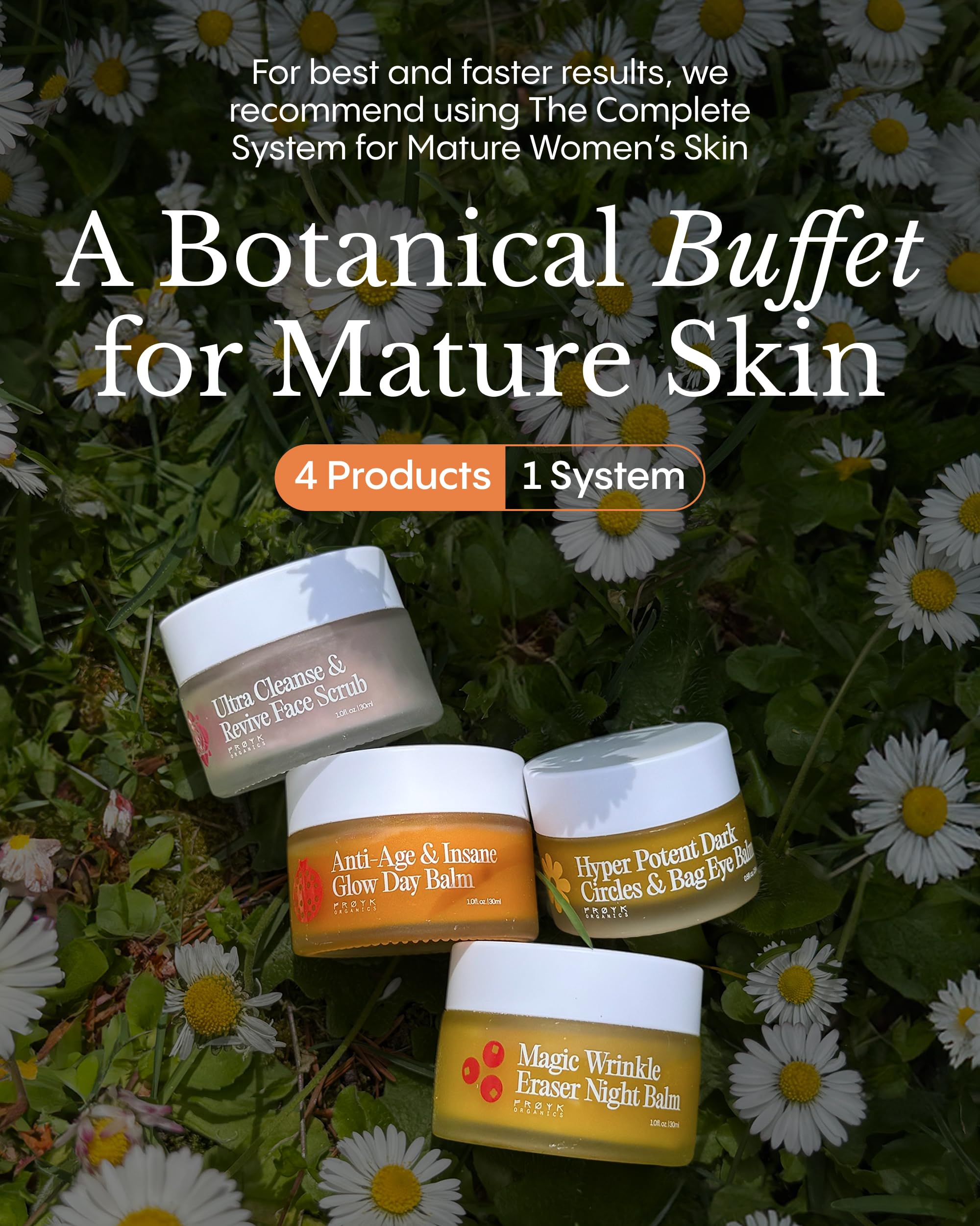 FRØYA label detail on jar showcasing organic formulation and ingredient clarity