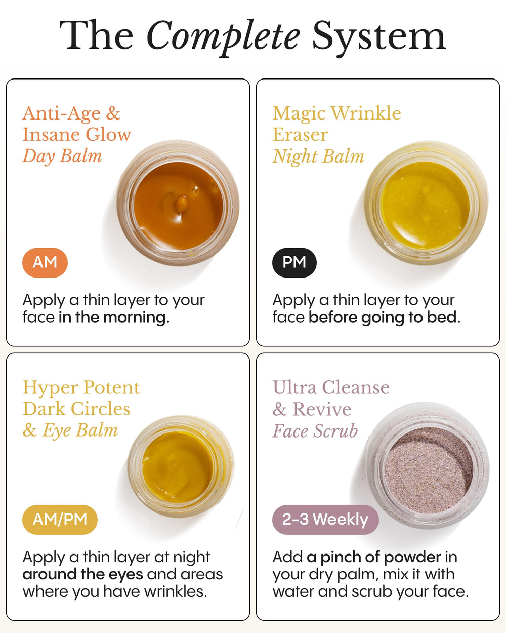 FRØYA day balm cream and pump showing lightweight hydration for daytime use