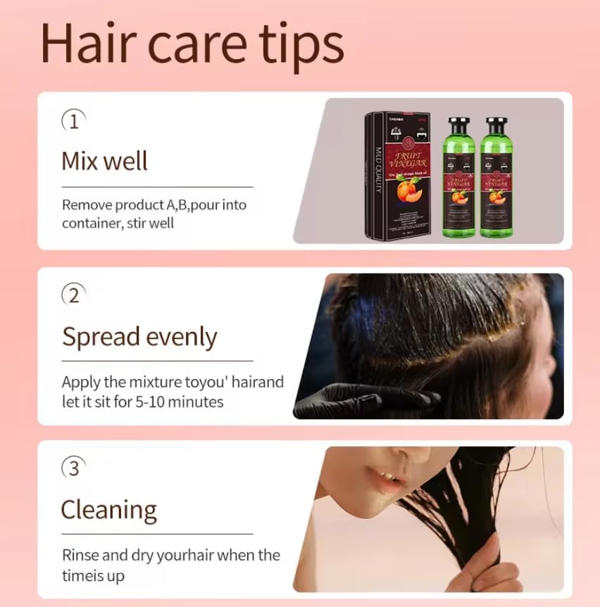 Generic Fruit Vinegar applied by woman demonstrating precise application and salon-like finish
