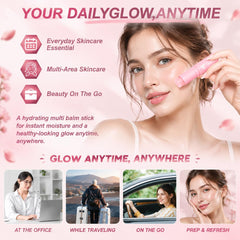 FSLRU applying balm under eye to hydrate and reduce crepiness