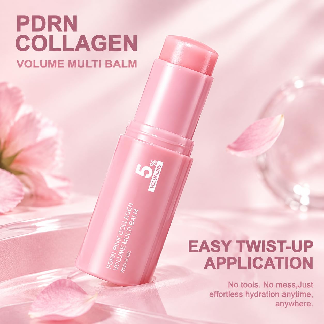 FSLRU balm stick inside a purse for convenient travel hydration