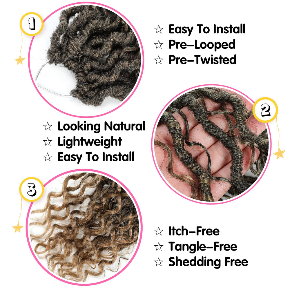Fulcrum crochet needle and rings included for quick styling