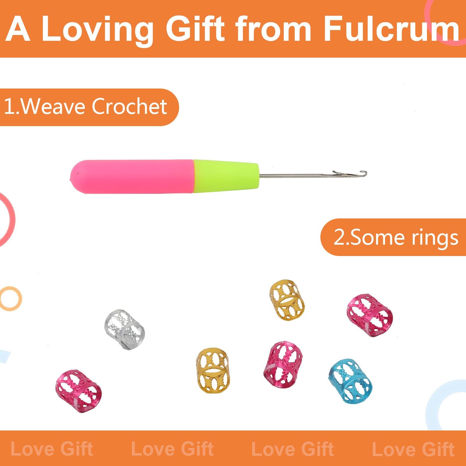 Fulcrum texture beside ruler showing 12-inch length and consistent strand thickness benefit