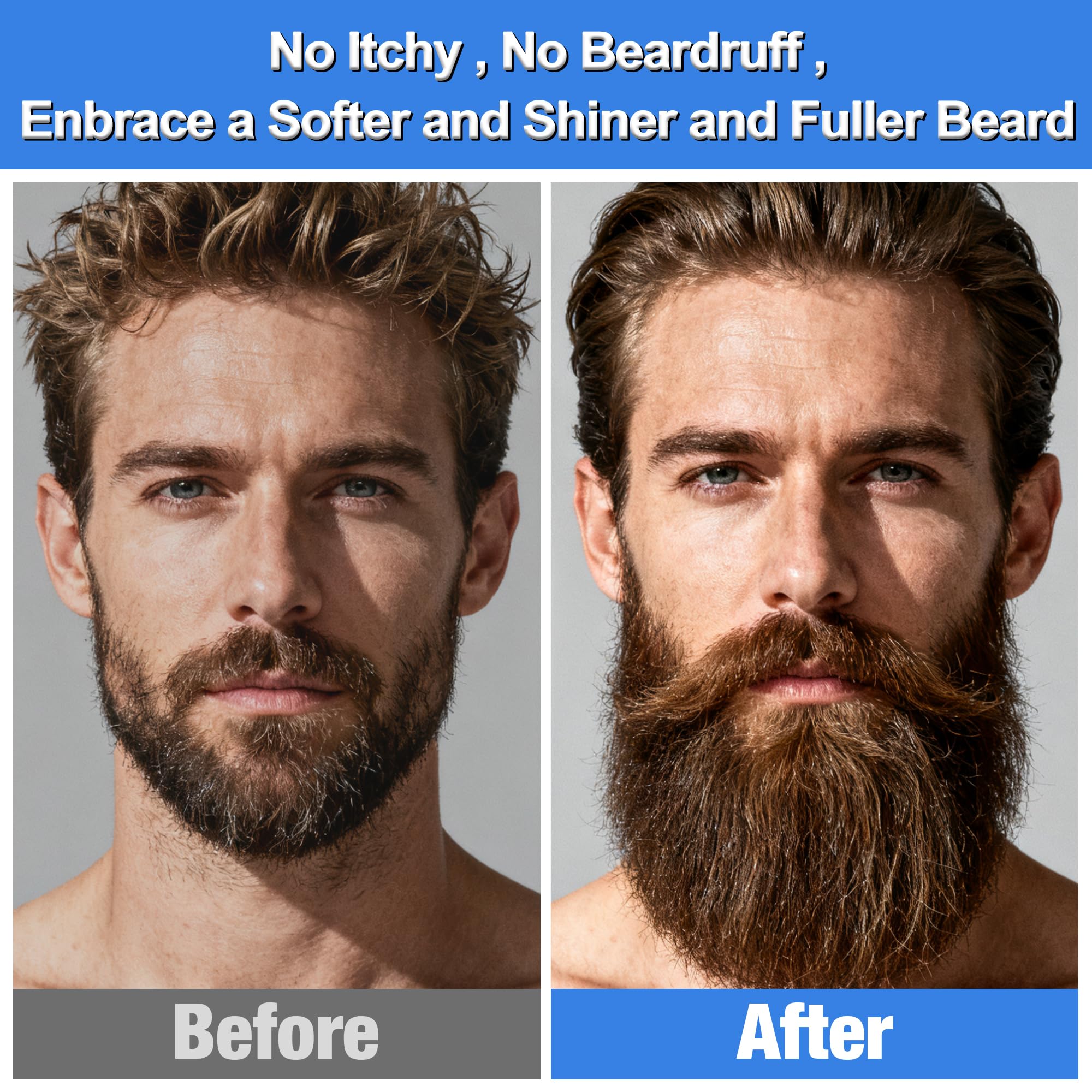 FULLLIGHT TECH beard balm open showing creamy texture for medium hold