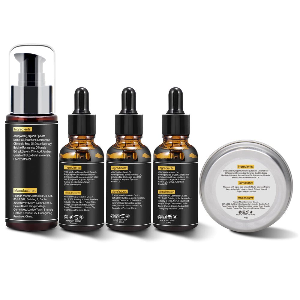 FULLLIGHT TECH man applying beard oil illustrating easy daily grooming benefit