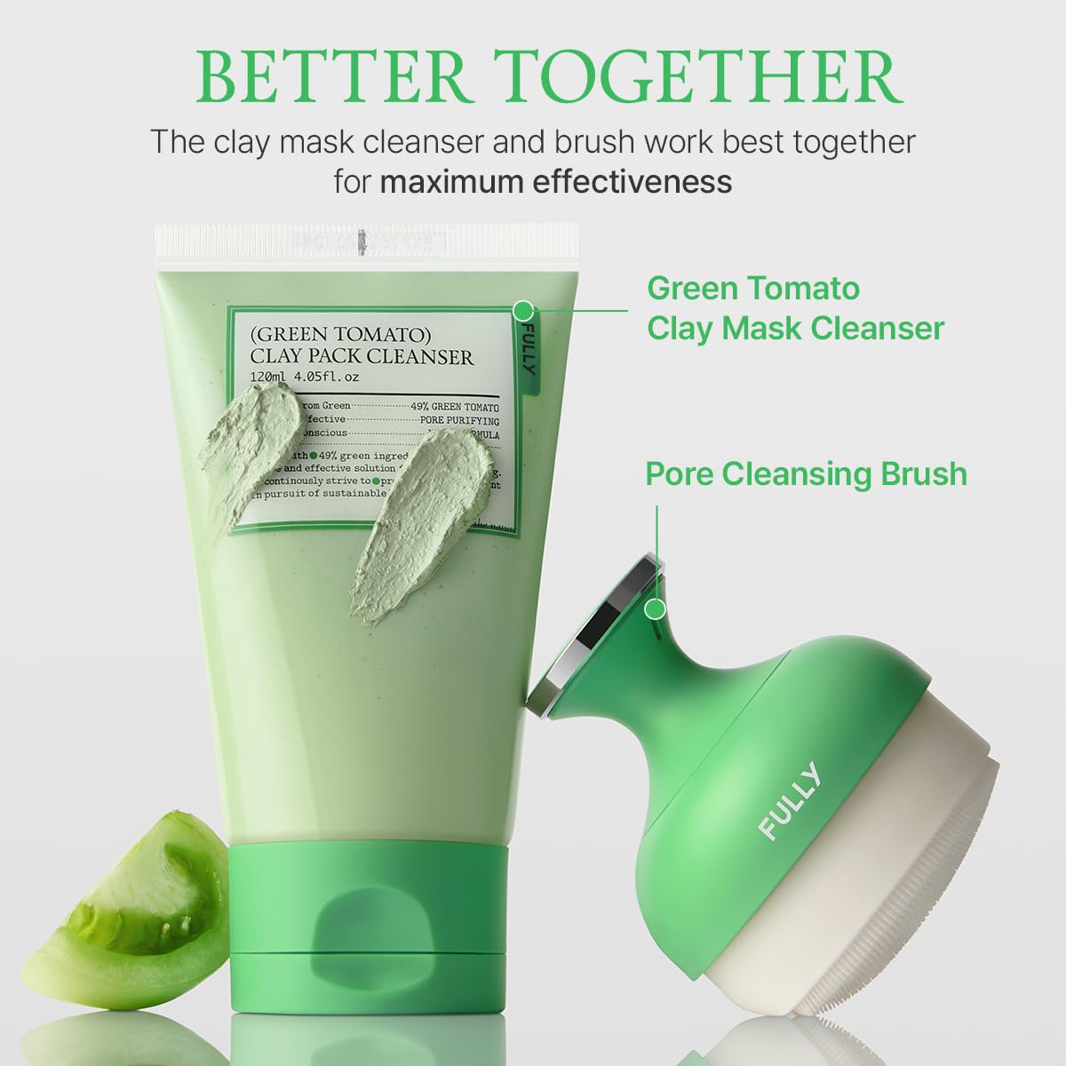 FULLY FSC-certified packaging and soy ink label emphasizing sustainable choice