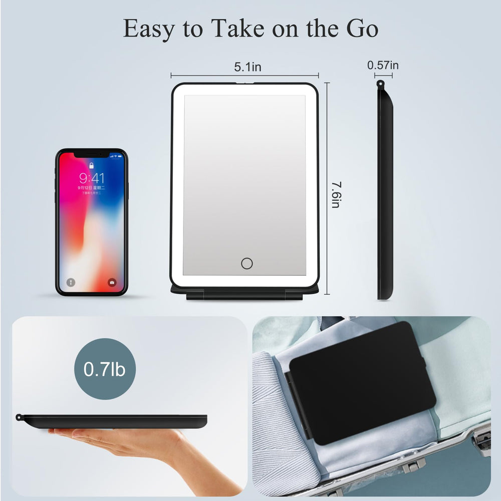 FUNTOUCH folded into standing position on table, stable use benefit