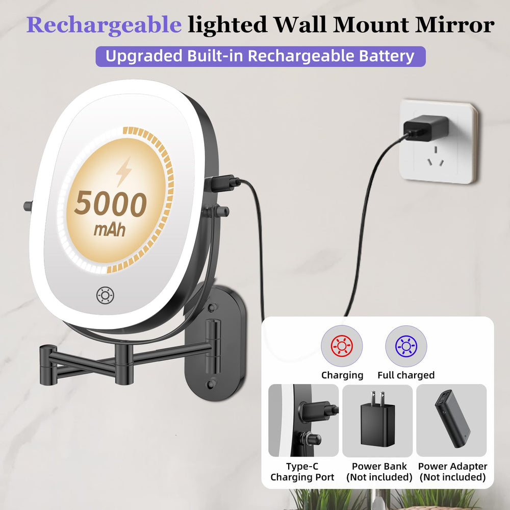 FUNTOUCH close-up of 30X magnifying surface for precise makeup benefit