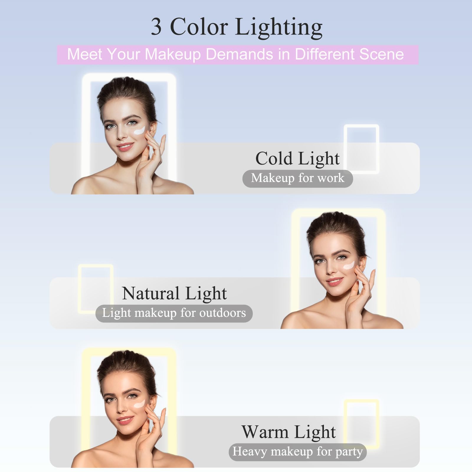 FUNTOUCH close-up of touch control for easy brightness adjustment