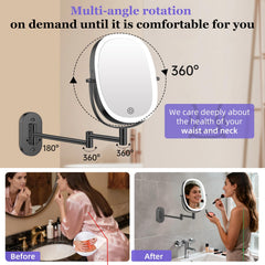 FUNTOUCH folded against wall to save space and keep bathroom tidy benefit