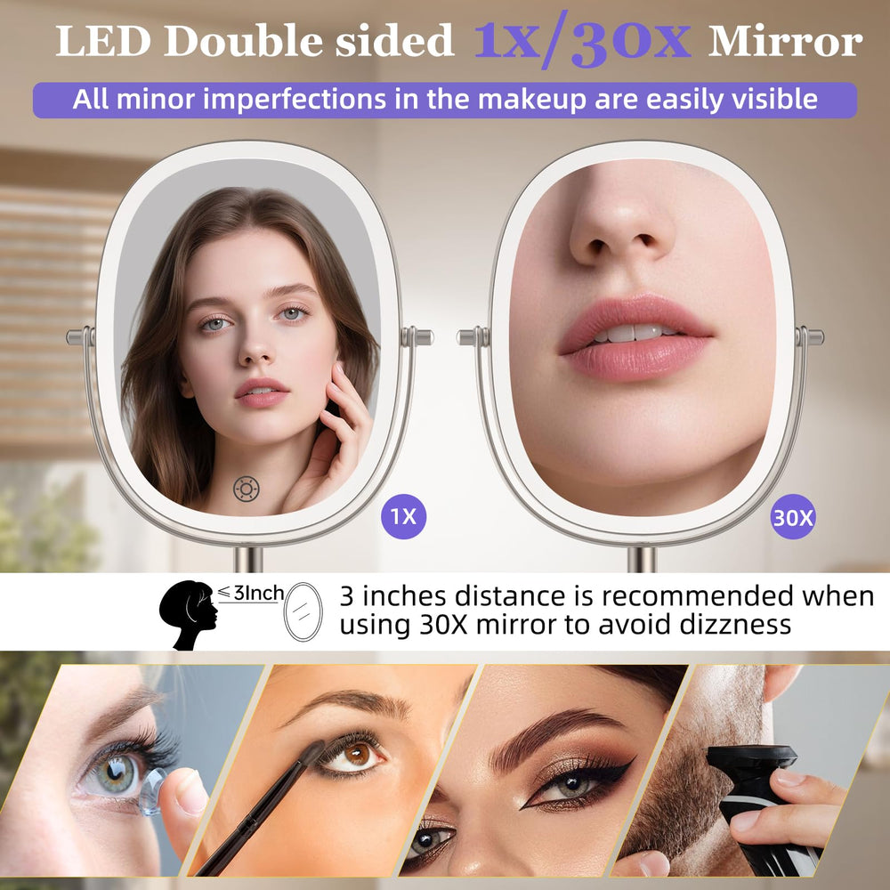 FUNTOUCH LED lights ring detail illustrating even illumination and realistic color