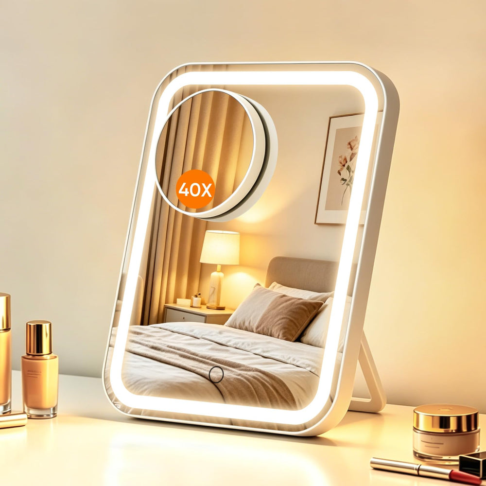 FUNTOUCH lifestyle vanity scene highlighting cordless convenience and style