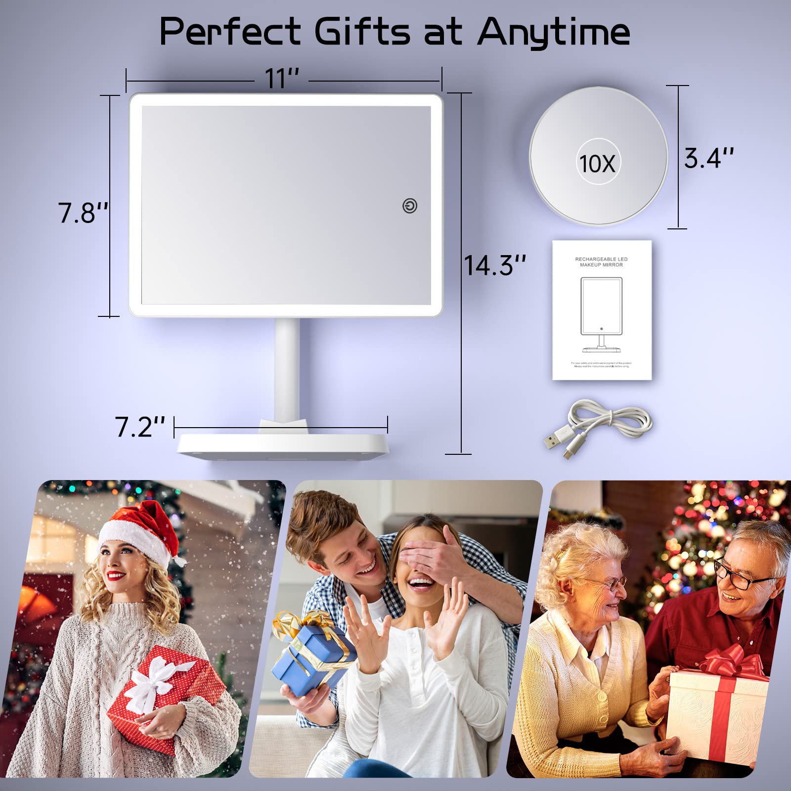 FUNTOUCH side view demonstrating 360° rotation for perfect angle benefit