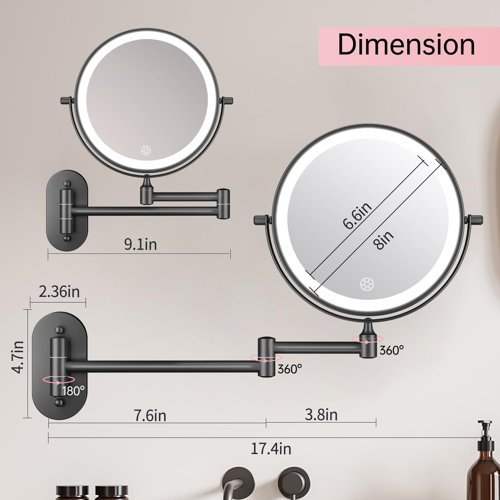 FUNTOUCH Type-C charging port and included cable for convenient recharging