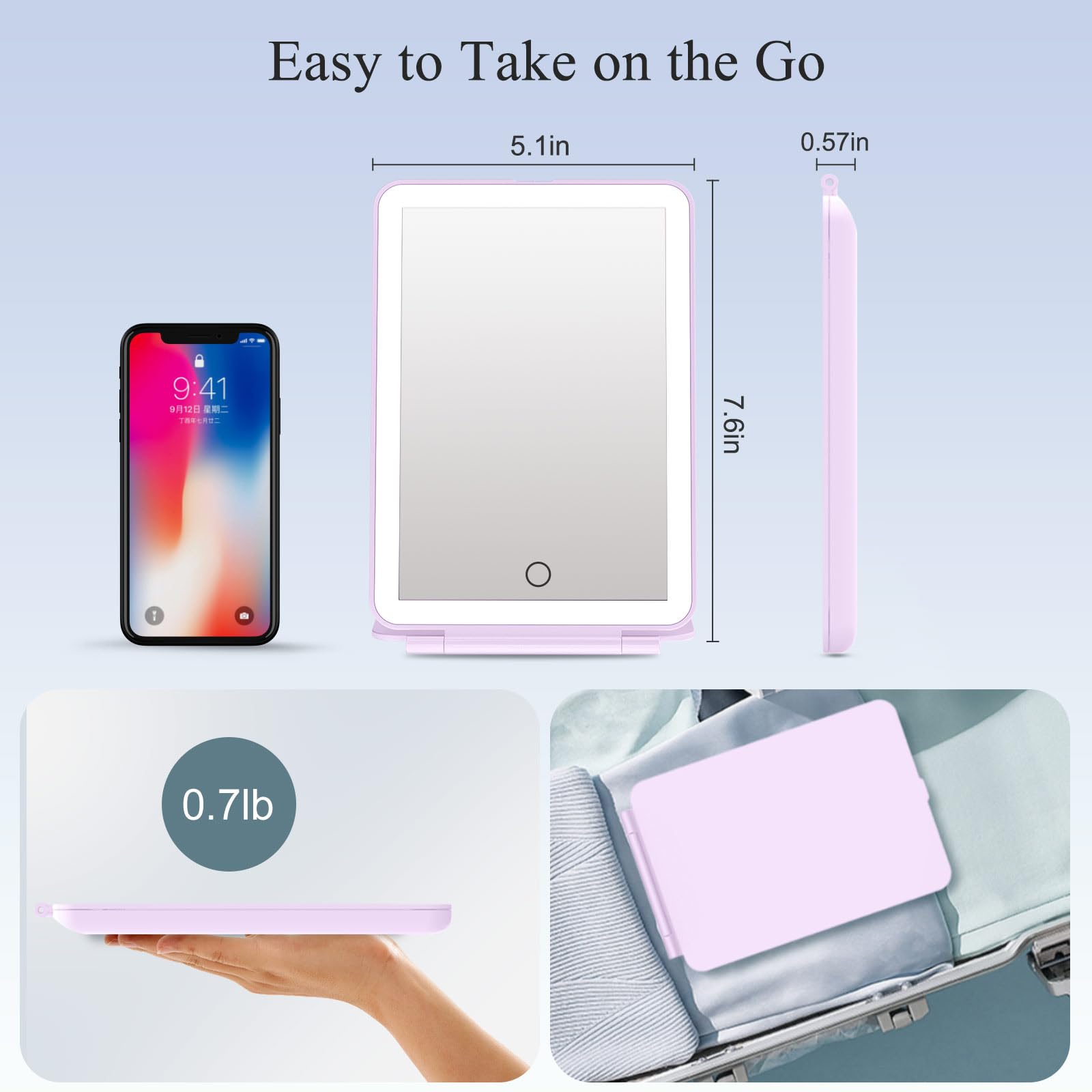 FUNTOUCH USB-C port and battery indicator for convenient charging