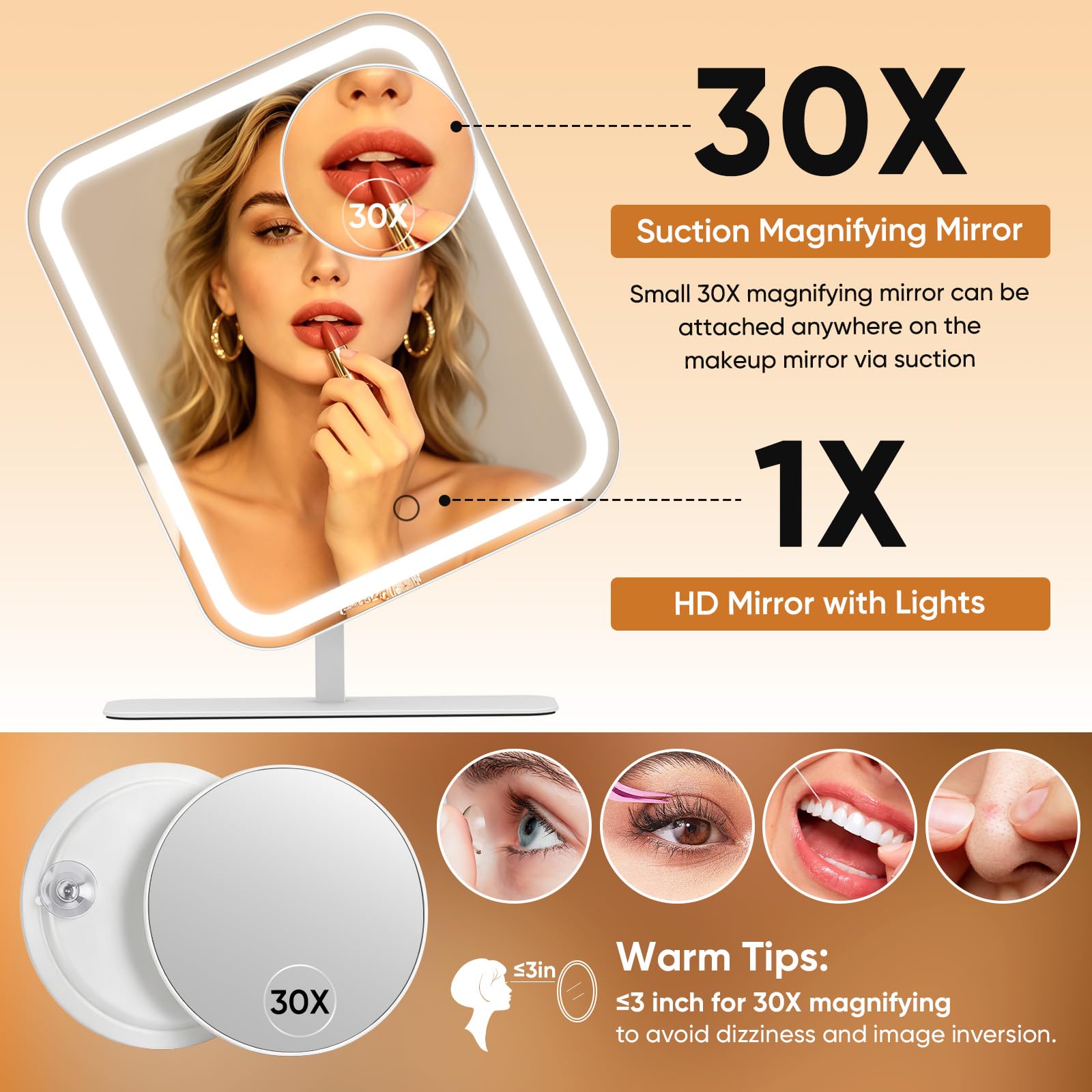 FUNTOUCH solid metal base highlighting stability and wobble-free use