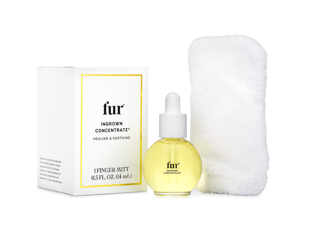 Fur Eliminator Mitt textured surface close-up for safe physical exfoliation benefit