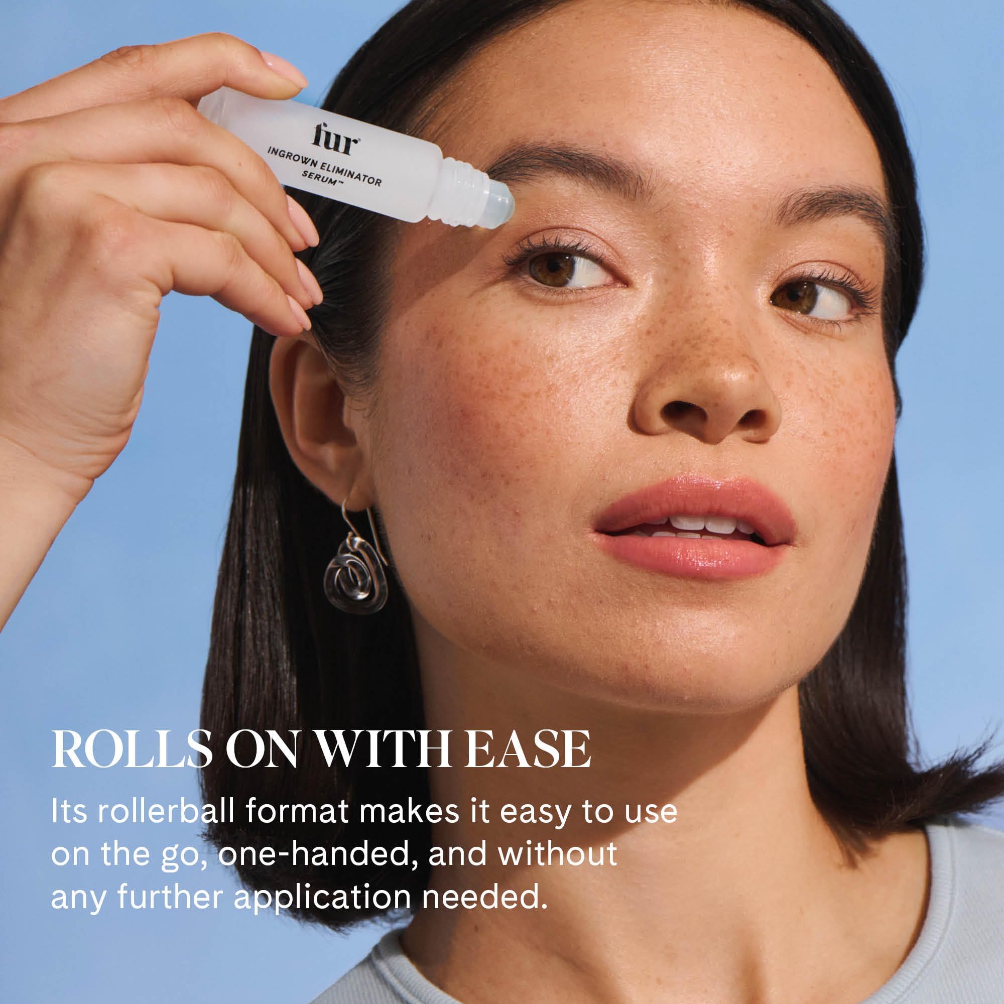 Fur ingredient label highlighting AHAs BHAs witch hazel and aloe for gentle exfoliation