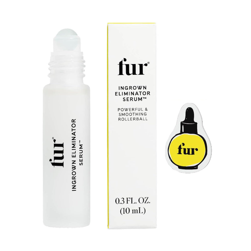 Fur rollerball front packaging showing compact 10ml bottle and clear branding