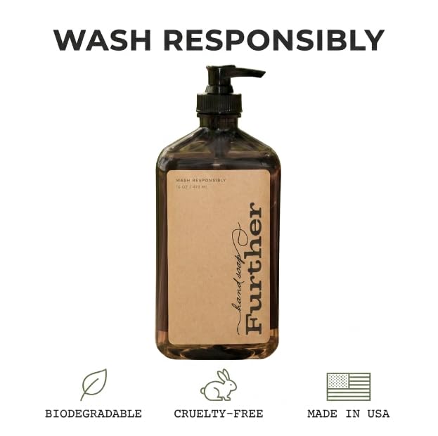 Further bottle beside common items showing 16 oz size comparison